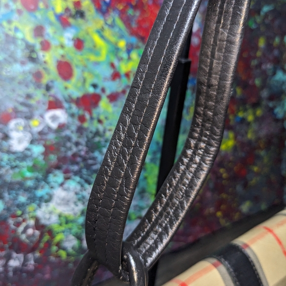 Burberrys | Vintage Horseferry Half Moon Nova Check Shoulder Bag - Picture 7 of 9